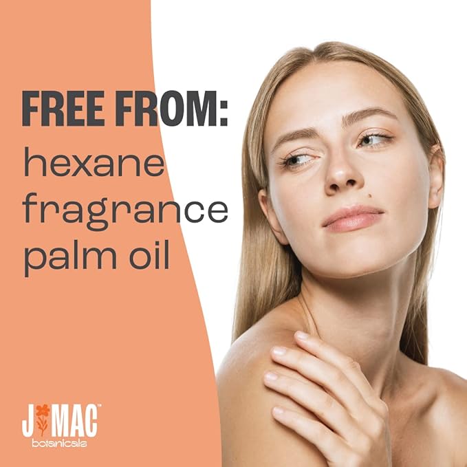 J MAC BOTANICALS Organic Fractionated Coconut Oil (16 Ounce Glass Bottle) Organic Carrier Oil and for DIluting Essential Oils, Moisturizer, Hair Care