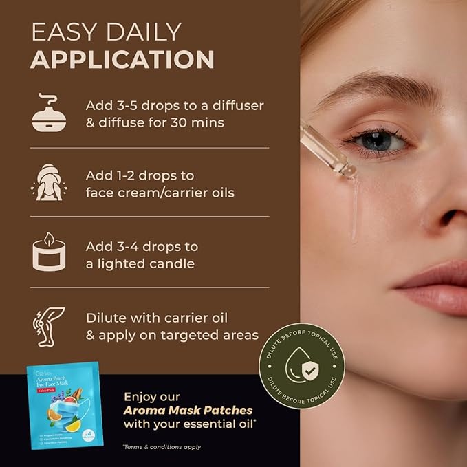 Gya Labs Frankincense Essential Oil - 0.34 Fl Oz - for Hair, Skin, Diffuser, Aromatherapy & DIY Candle Making Scent