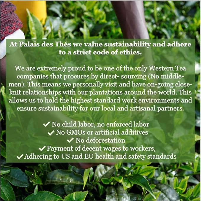 Palais des Thés - Alizes Winds Tea - Green Tea, Peach & Orange Blossom - Premium Loose Leaf, Serves 20-25 Cups - 3.5oz Tin