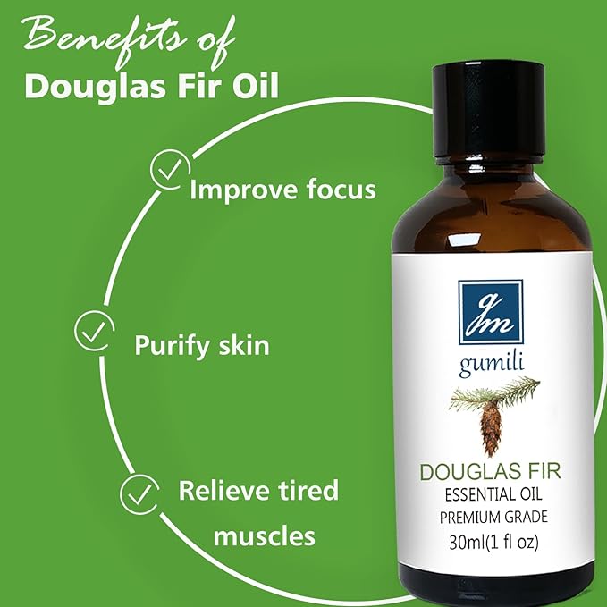 Douglas Fir Essential Oil, Scent Oil for Home Crafts, Household, Holiday - 30ml/1 fl oz
