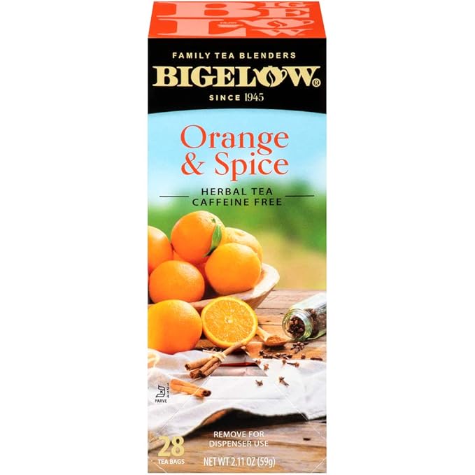 Bigelow Orange Spice Tea, 28 Count (Pack of 6)