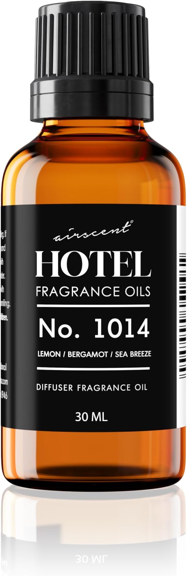 AirScent Hotel Diffuser Oil No. 1014 Inspired by The Iconic 5-Star Hotel Coastal Blend - Lemon Bergamot Sea Breeze - 30 mL, 1 fl oz - Fragrance Oil for Ultrasonic and Waterless Diffusers and Crafting
