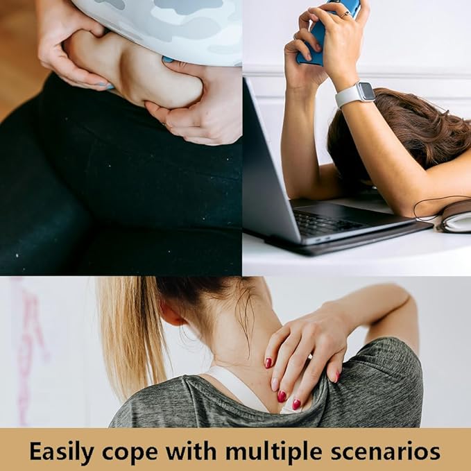 4Pcs Wood Therapy Massage Tools Lymphatic Drainage Massager Wooden Massager Body Sculpting Tools for Body gua sha,Anti-Cellulite,Pain Relief