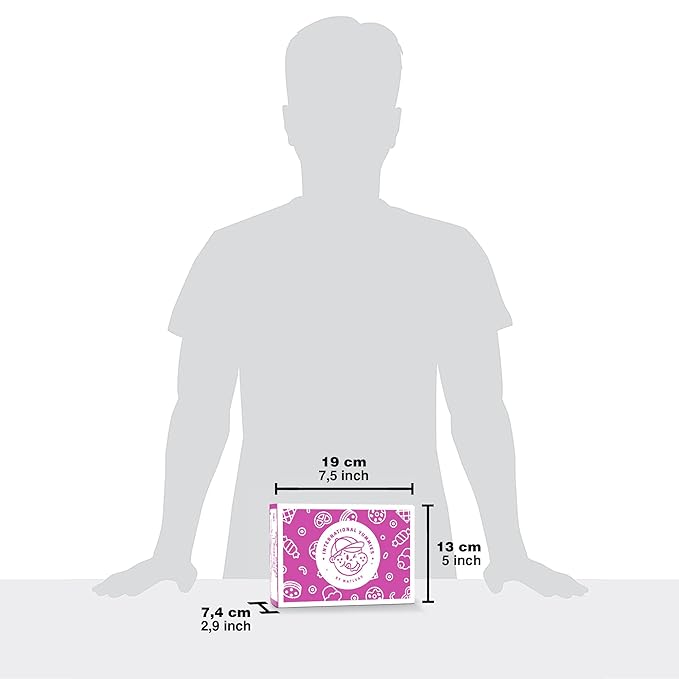 Midi International Snack Box | Premium Exotic Foreign Snacks | Unique Snack Food Gifts Included | Purple Theme Box | Candies from Around the World | 12 Full-Size + 1 Bonus Snacks