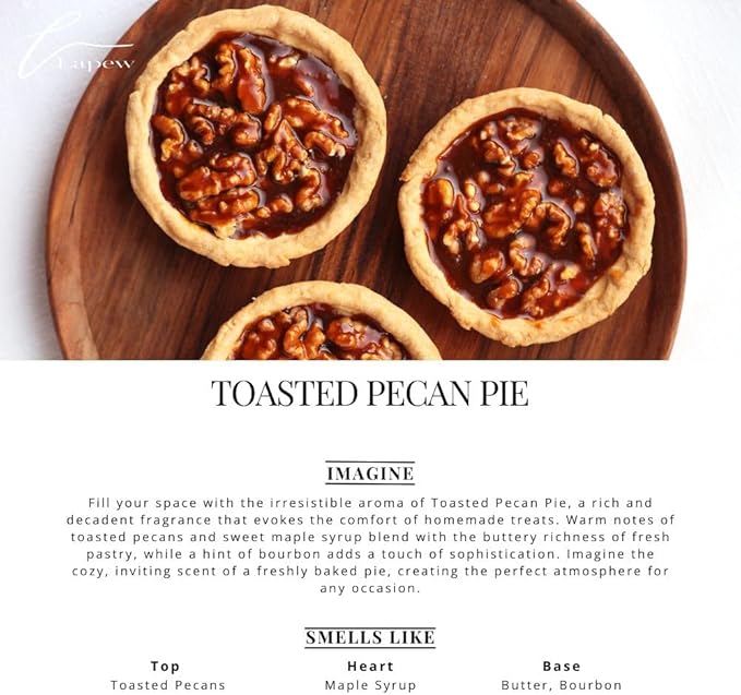 Car Air Freshener Diffuser – 2 Pack Hanging Air Freshener Diffuser (.34 Oz, Toasted Pecan Pie)