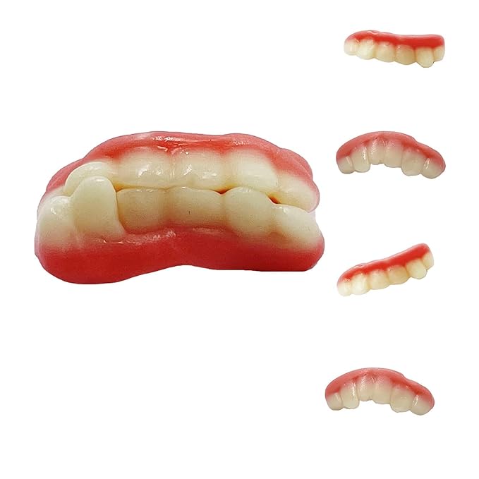 Fruidles Gummi Teeth Candy, Delicious Fruit Flavors Gummies (1 Pound)