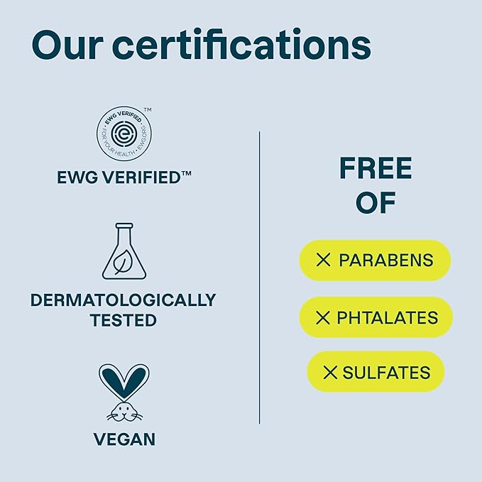 ATTITUDE Body Cream for Sensitive Skin with Oat, EWG Verified, Dermatologically Tested, Vegan, Fresh Apple Scent, 8 Fl Oz