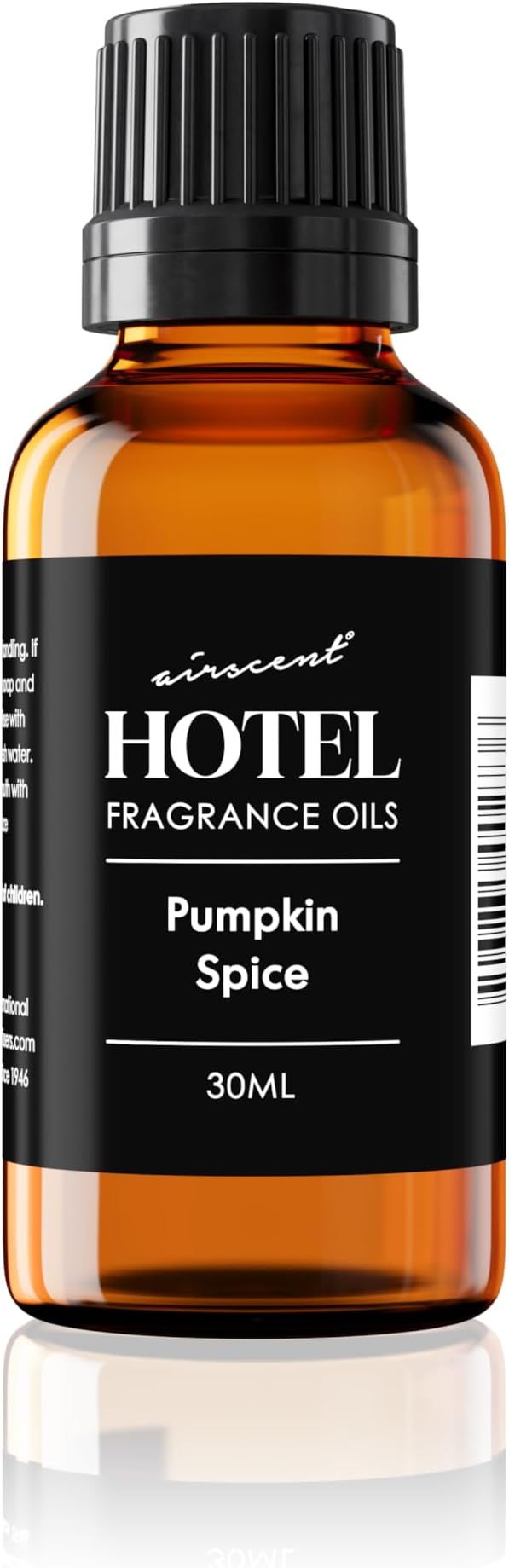 AirScent Pumpkin Spice Diffuser Oil - Pumpkin Spice Essential Oil Blend for Ultrasonic and Waterless Diffusers and Crafting - 30 mL, 1 fl oz Glass Dropper Bottle - Fall Scents