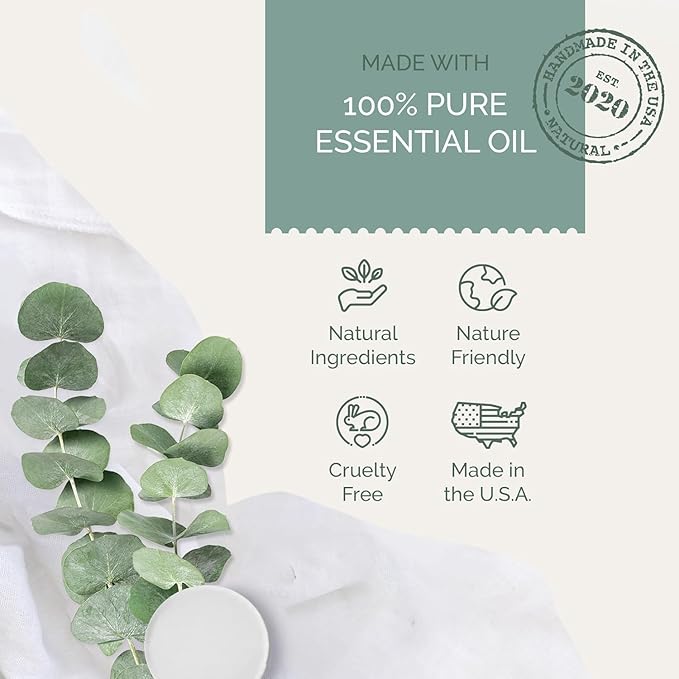 Shower Steamers Aromatherapy Eucalyptus and Mint 15 Pack, 100% Pure Essential Oil, All Natural, for Men and Women, Made in USA