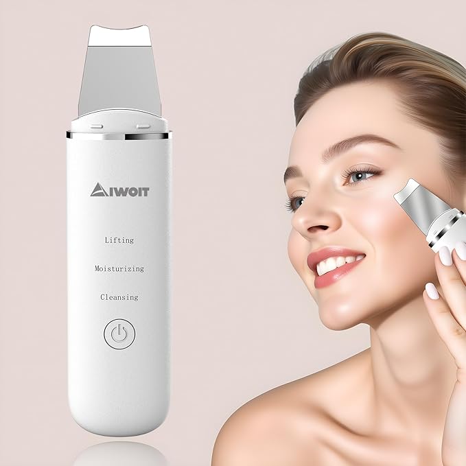 Face Scrubber Skin Spatula, Black Head Remover for Face and Nose, Pore Cleaner Blackhead Remover Tools, Deep Cleansing Facial Whitehead Removal Extractor, Skin Care Gifts for Women