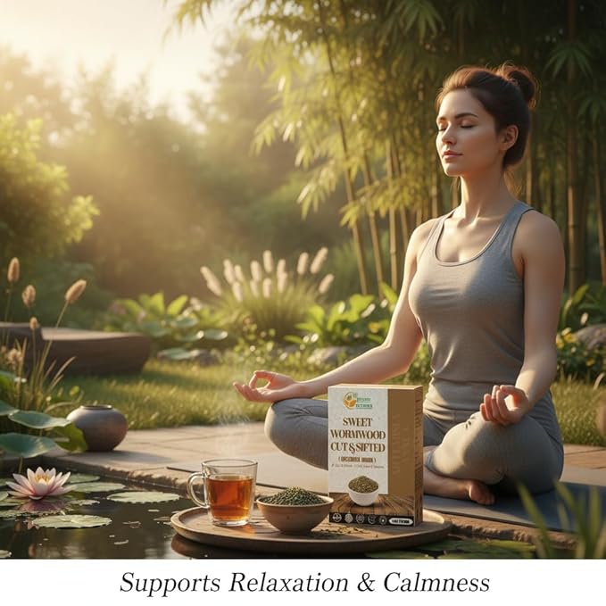 Herbs Botanica Sweet Wormwood Herb Tea Loose Leaf Artemisia Annua/Qinghao Sweet Annie Wormwood Loose Leaves Herbs Non GMO Dried 100% Guaranteed Authentic4 oz