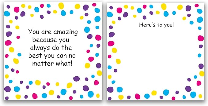 70 Inspirational Cards with Envelopes & Stickers – 3.5x3.5 Positive Affirmation Notes in Gift Box – Encouragement, Gratitude, Motivation.