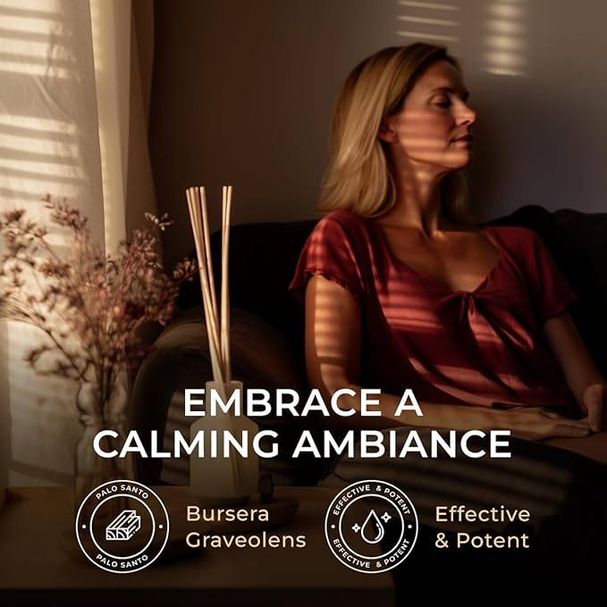 Gya Labs Palo Santo Essential Oil - 0.34 Fl Oz - for Hair, Skin, Diffuser, Aromatherapy & DIY Candle Making Scent