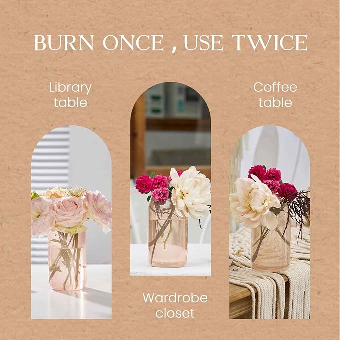 M&SENSE Santal Candles for Home Scented, 10.6 Oz Soy Wax Candles Non Toxic Jar Candle Up to 60 Hours Long Burning Home Fragrance Gift for Stress Relief, Meditation, Yoga