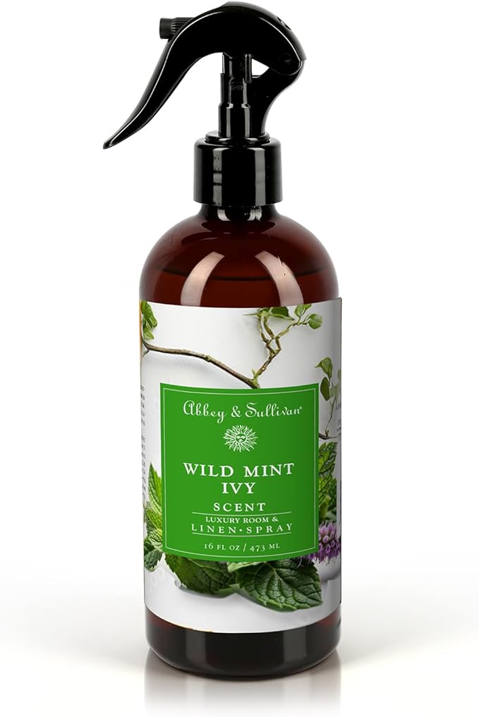 Abbey & Sullivan Linen Spray, Wild Mint Ivy, 16 oz.