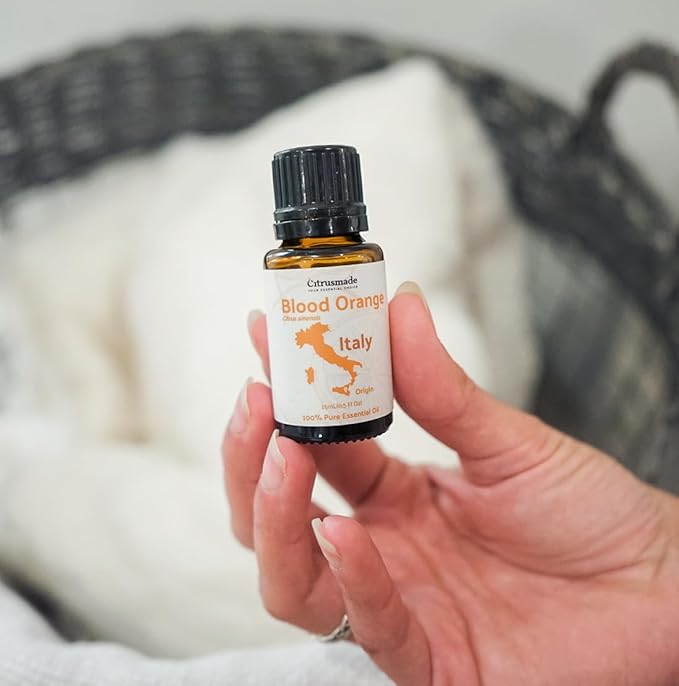 Blood Orange Essential Oil - Direct from Citrusmade in Sicily - Pure Essential Oil for Diffusers and Aromatherapy - Natural Citrus Scent | 100% Pure Therapeutic Grade (2lbs)
