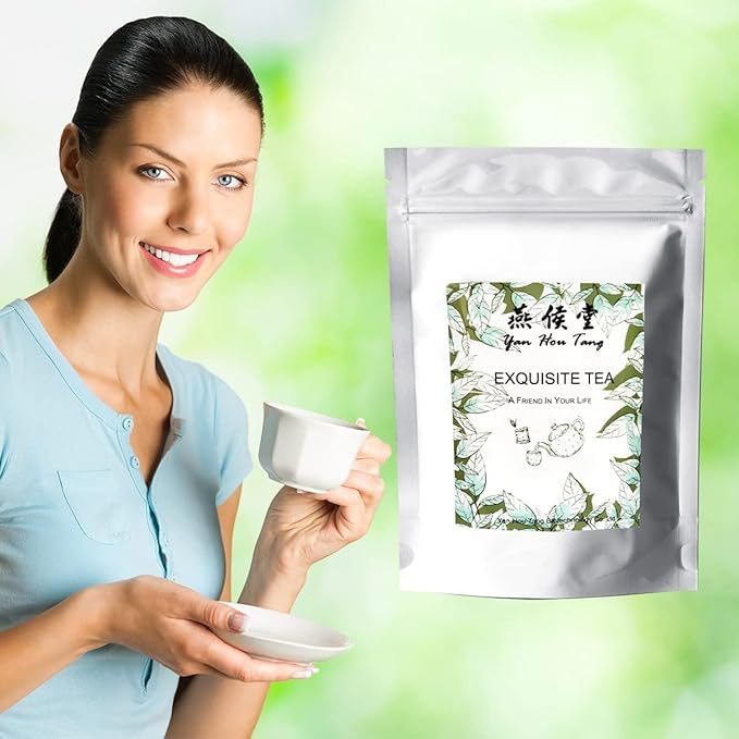 EILIN Red Raspberry Leaf Tea Bags Herbal Tea - 100 Counts 7.05Oz 200g