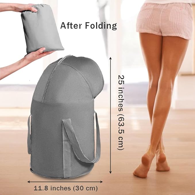 Collapsible Bucket for Soaking Feet,Portable Travel Foot Bath Tub,Fully Wrapped Knee Fumigation Foot Soaking Bath Basin,Foot Spa Bag for Outdoor Travel Camping Fishing