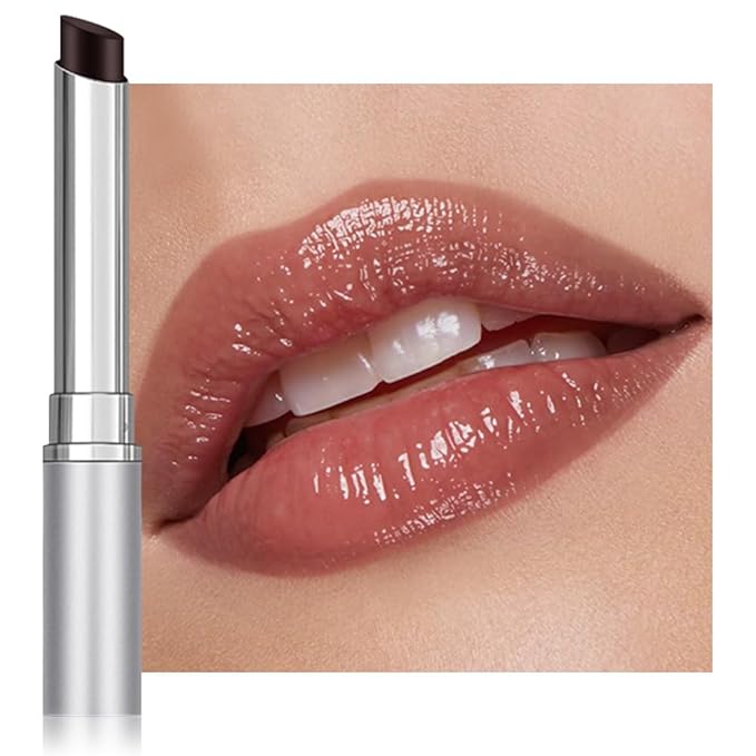 Black Honey Lipstick Tinted Lip Balm, Sheer Hydrating Lip Stain for All Skin Tones, Natural Lightweight Lips Gloss Makeup for Women, Vegan & Cruelty-Free