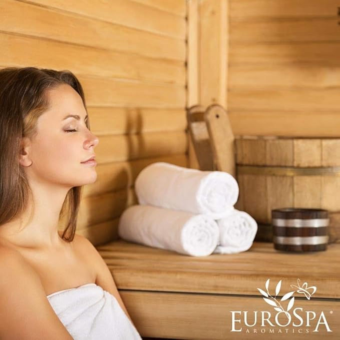 EuroSpa Aromatics Pure Eucalyptus Oil ShowerMist and Steam Room Spray, All-Natural Premium Aromatherapy Essential Oils - Mint Infused, 2oz, 2 Pack