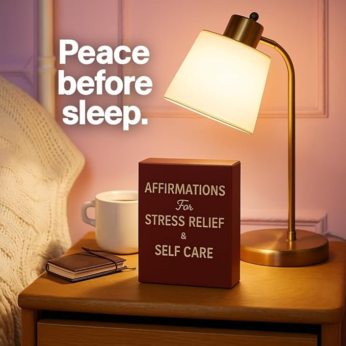 Stress Relief & Self Care Cards – Mindfulness Prompts for Anxiety Relief & Relaxation | Stress Balls Alternative | Self Care Gifts for Women,Inspirational Affirmation Cards, Stress Toys