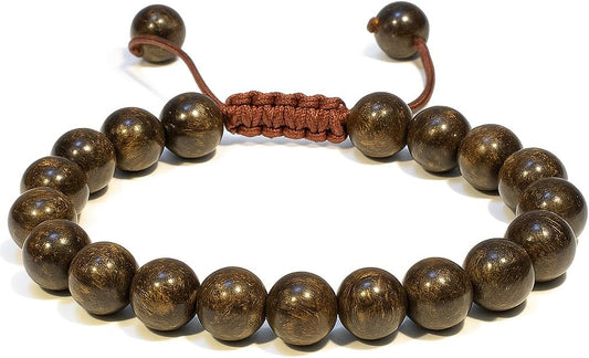 Energy Protection Crystal Handmade Adjustable Bead Bracelet Perfect for Men, Women’s Gift - Gemstone Healing Stretch Bracelet Pulsera Para Hombre Mujer Stocking Stuffer