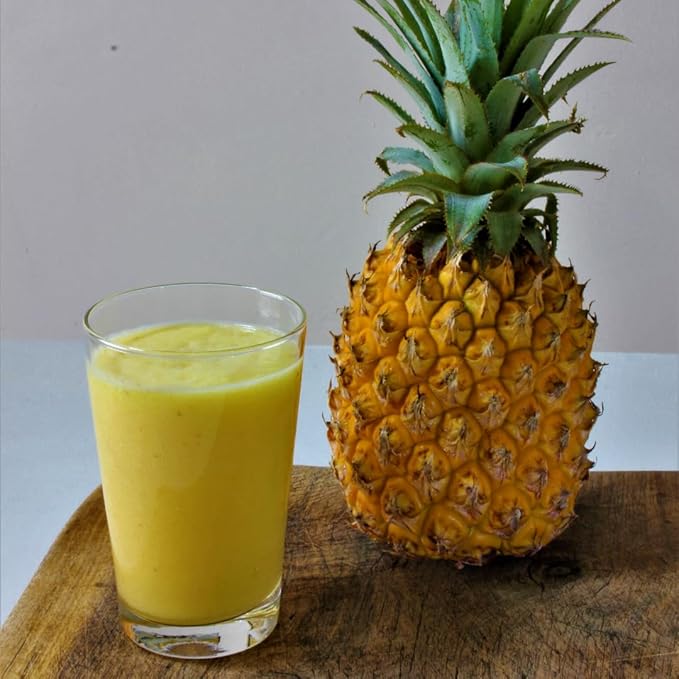 GranAroma Pineapple Fruit Powder, Sweet & Tangy Tropical Flavor, Perfect for Smoothies, Baking, Drinks, and Healthy Snacks (11.2 Ounce)