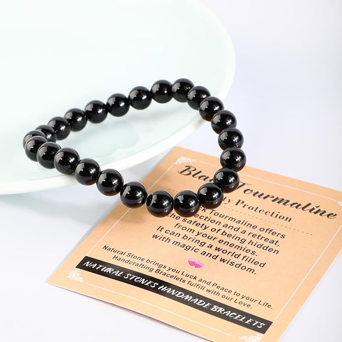 AD Beads 4mm6mm8mm10mm Handmade Bracelet - Natural Gemstone for Peace and Tranquility - Meditation, Yoga, Healing and Energy Gift for Unisex