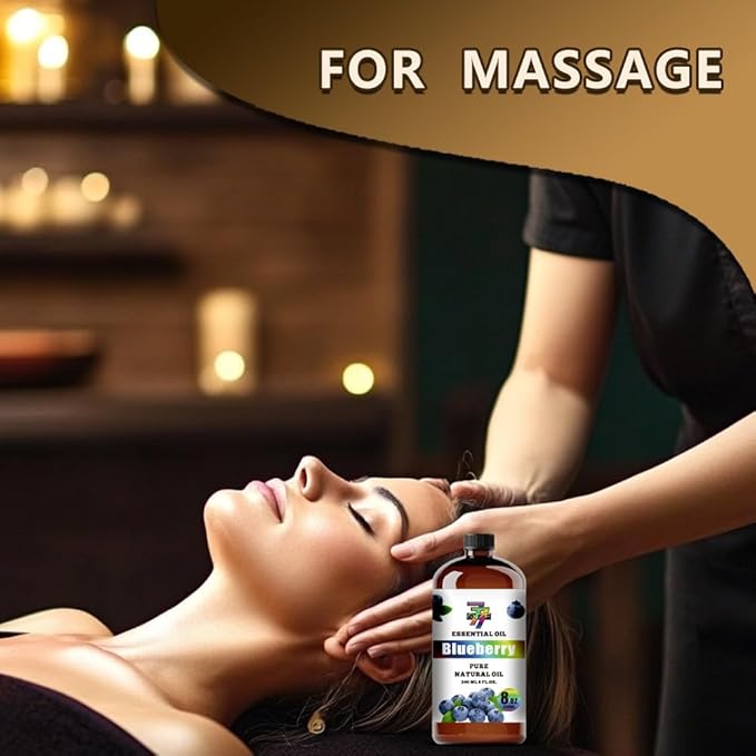 Blueberry Essential Oil (8 oz / 240 ml) – Blueberry Oils for diffusers, humidifiers, Home Baths, Cleaning Products, Yoga, DIY Soaps and DIY Scented Candles