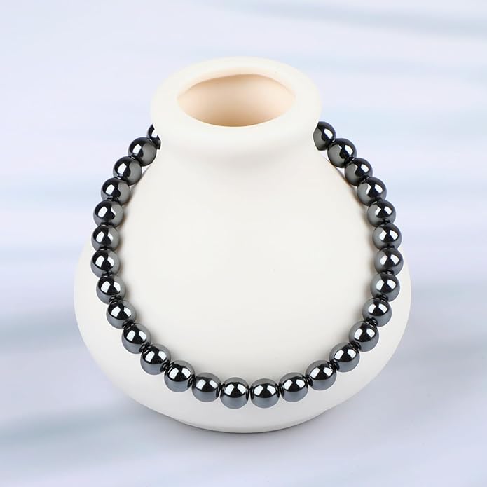 LPBeads Handmade Natural Gemstone Stretch Elastic Bracelet Healing Crystal Round Stone Beads Jewelry Gifts for Women Men