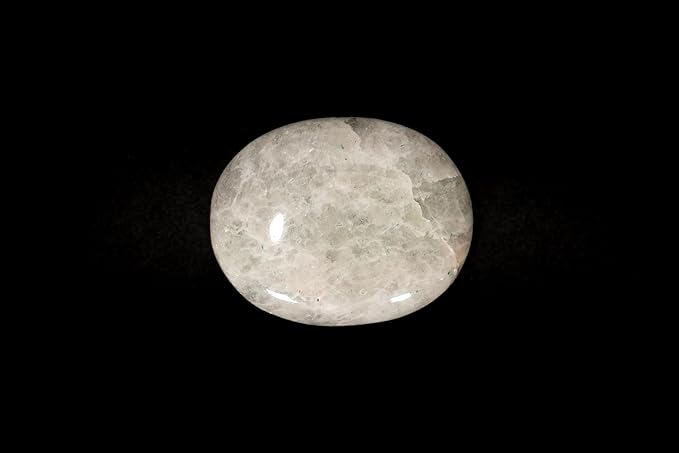 L PEDRA & CRYSTAL Worry Stone A Handheld Comfort to Ease Stress, Enhance Focus, and Promote Inner Peace (Green Quartz Worry Stone)