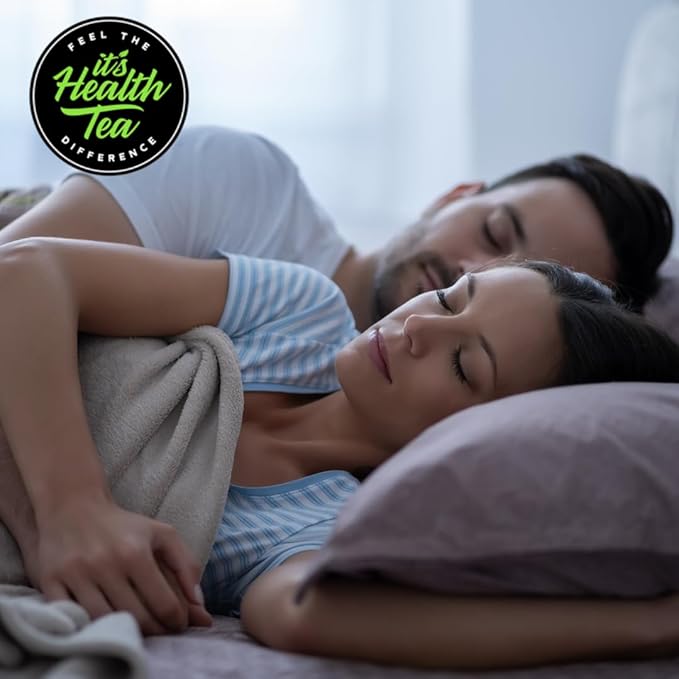 Sleep Easy Herbal Tea – 35 Tea Bags – Chamomile, Lavender, Lemon Balm, Valerian Root & Passion Flower – Natural Sleep Support for a Calm, Restful Night’s Rest. Caffeine-Free.