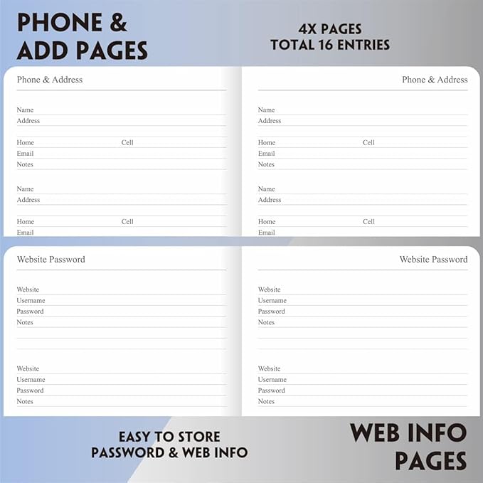 2025-2026 Planner - Weekly and Monthly Planner, Oct 2025 - Dec 2026, Holidays, Contacts and Notes Pages, Vegan Leather Cover, Elastic Closure, 5.5”x8.25”, Rose Gold