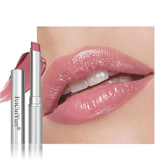 Honey Tinted Lip Stain Lip Balm Lip Gloss, Sheer Hydrating Lip Stains Tint, Moisturizing Lip Color for All Skin Tones, Nourishing Lip Balm with a Hint of Natural Black Cherry Tint (Pink)
