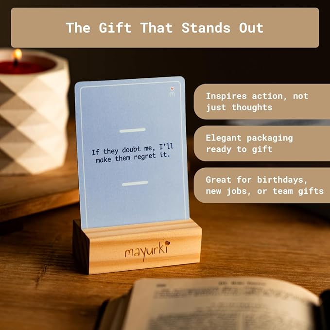 UNSTOPPABLE Affirmation Cards – 52 Bold Mindset Quotes for Ambitious Women, Men Entrepreneurs & High Achievers – Motivational Gift for Her, Him, Boss, or Relentless Dreamer