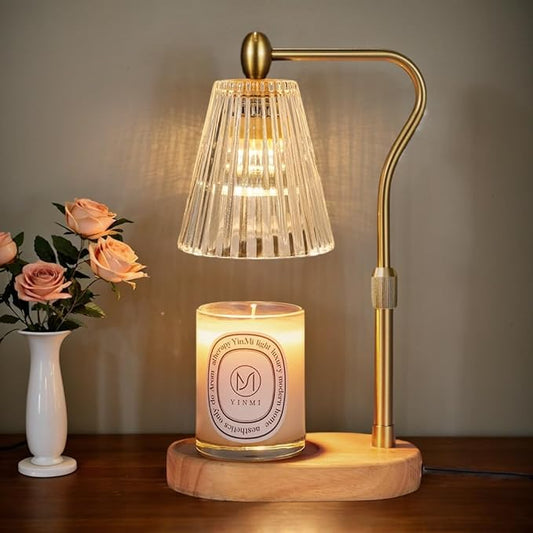Candle Warmer Lamp with Timer and Dimmer Adjustable Height for Home Room Decor, Brithday Gifts for Women, Candle Warmer for Scented Jar Candles Mother's Day Gifts