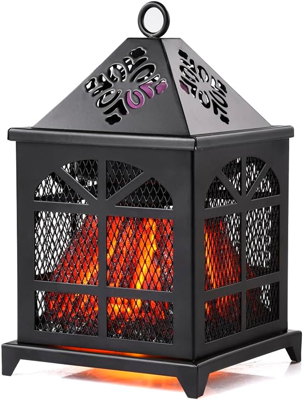 Dicimi Electric Wax Melter, House Shape Warmer, Creates Cozy Campfire Ambiance, 18W Energy-Saving, for Wax Cubes & Oils, Matte Black Farmhouse Home Decor