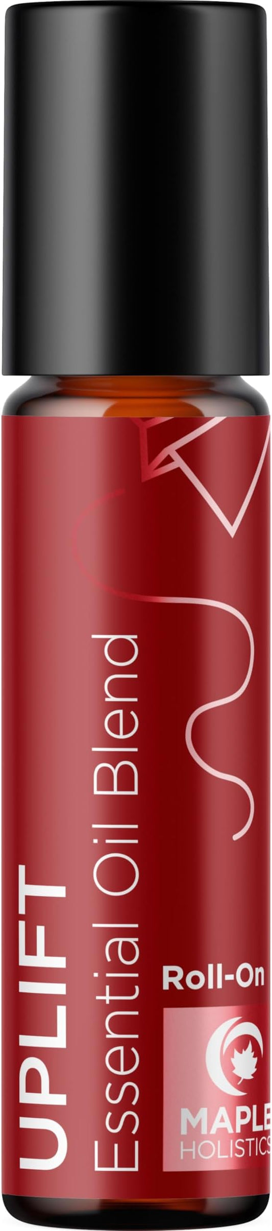 Uplift Essential Oil Roll On - Aromatherapy Essential Oil Roller with Lavender and Citrus Calming Essential Oils - Happy and Relaxing Essential Oil Blend with Orange Lemon & Grapefruit (1 Pack)