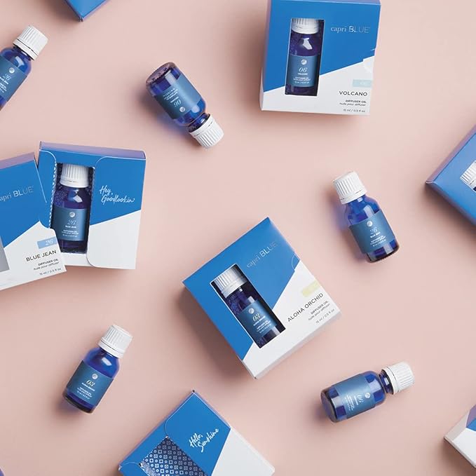 Capri Blue Diffuser Oil Refill - Premium Fragrance Oil - Use with Electric or Ultrasonic Diffusers for Home - Long Lasting Floral Scent (Aloha Orchid, 0.5 fl oz)