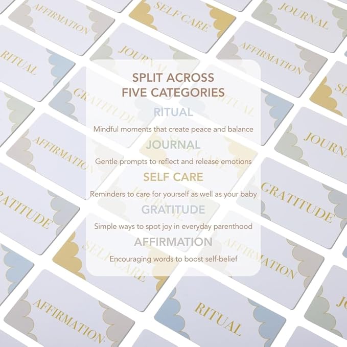 Mind Cards for New Parents 45 Cards for Daily Emotional Support for New Moms and Dads Mindfulness Exercises & Self Care