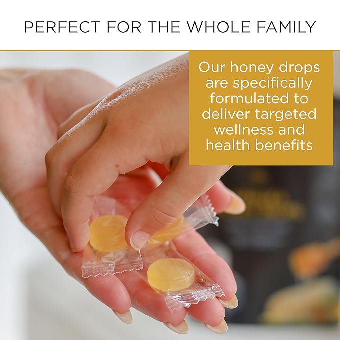 Mount Somers UMF 15+ Manuka Honey Drops - 26pcs Soothing Throat Lozenges from New Zealand, Natural Relief for Sore Throats