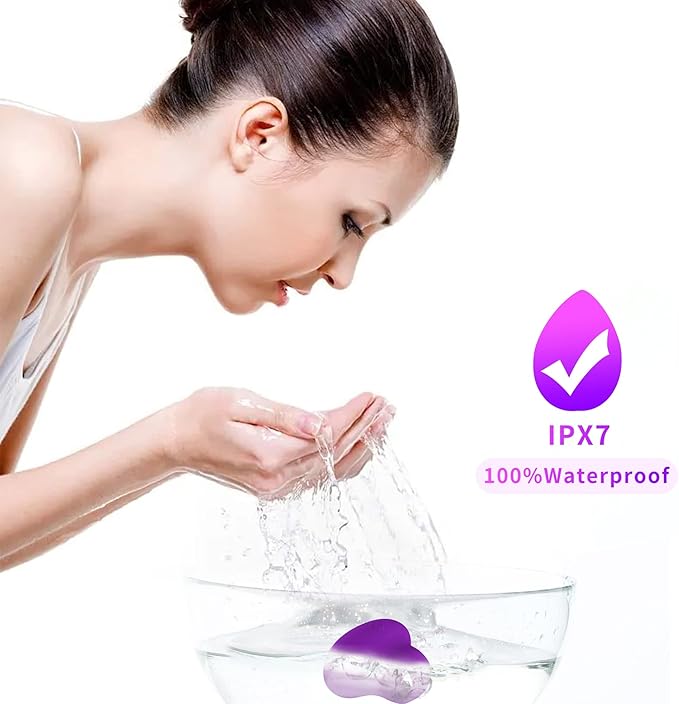 Facial Mini Massage Ball, Handhold Portable Quiet Waterproof USB Rechargeable Powerful Multifunctional Vibrating Travel Pocket Face Eye Finger Joint and Neck Jaw Massager - Purple