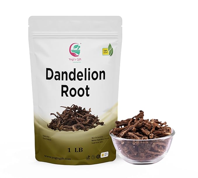Dandelion Root 1 LB | Raw and Whole root | by Yogi's Gift®