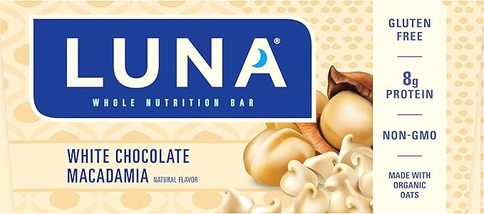 Clif, Bar Luna White Chocolate Macadamia 15 Count, 25.35 Ounce