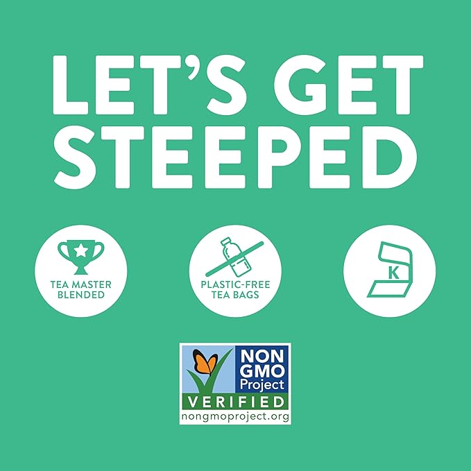 Stash Tea Lemon Ginger Herbal Tea Box of 100 Tea Bags