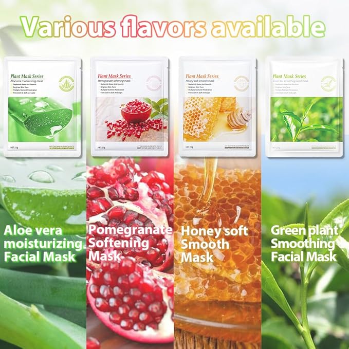 Kaely 12 Pack Variety Face Masks for Kids, Kids Face Mask Spa Day Kit Supplies, Spa Party Favors for Teens Girls Women, Sheet Facial Mask Skincare Gifts Set, Hydrating Nourish for All Skin Types, 01