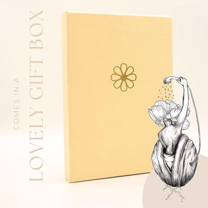 Her Vibe Journal | 13-Week Guided Mindfulness Journal for Women | Fresh Daily Prompts, Activities & Inspiration | Elegant Design & Illustrations | Nurture Self-Love & Wellness | A5 | Gift Box Included