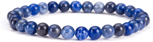 Cherry Tree Collection - Small, Medium, Large Sizes - Gemstone Beaded Bracelets For Women and Men - 6mm Round Beads