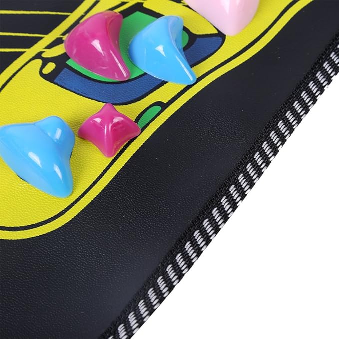 Foot Massage Mat,Acupressure Foot Mats,Reflexology Walk Stone Stone Road Foot Massage Black for Pain Relief