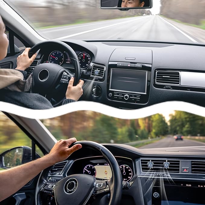 2Pcs Boho Bling Car Vent Clips - Cute Sea Turtles Air Fresheners Car Accessories Dashboard Decorations, Cars Interior Diffuser Decor Gift for Women Lover and Friend